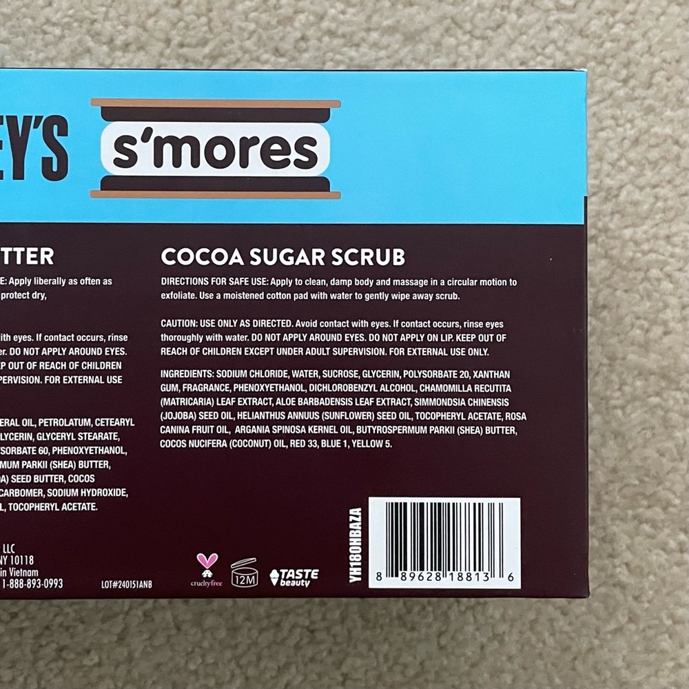 Hershey’s S’mores 3-Pack Body Trio (Sugar Scrub, Body Butter, Body Lotion) - Picture 13 of 16
